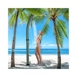 Colonne de <span class=keywords><strong>douche</strong></span> <span class=keywords><strong>solaire</strong></span> ronde et incurvée tout-en-un CYEN <span class=keywords><strong>20L</strong></span> en PVC pour <span class=keywords><strong>piscine</strong></span>, colonne de <span class=keywords><strong>douche</strong></span> <span class=keywords><strong>solaire</strong></span> complète pour la plage et la zone de <span class=keywords><strong>piscine</strong></span>, verte - Product Image 4