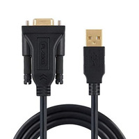 USB a RS232 adaptador USB a DB9 hembra Cable convertidor serie para Windows Linux y Mac OS
