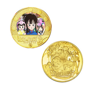 12 Pièces de Monnaie Commémoratives en Métal Plaqué Or 24K Dragon Ball Anime Japonais Roi Singe, Imprimées en Typographie, Collection Marque tcb - Product Image 4