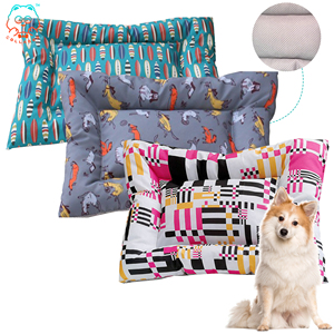 Cama para Perros Impermeable Multicolor COLLABOR, Venta al por Mayor, Tela Oxford Estampada, Cojín para Mascotas, Colchoneta Lavable Antideslizante - Product Image 1