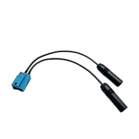 Câble Fakra RG174 OEM personnalisé de marque LEAD pour antenne GPS, faisceau radio FM, transmission satellite 10cm 0-24GHz