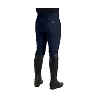 Pantalon d'équitation pour homme, style traditionnel personnalisé, plissé à l'avant, fermeture à boutons, poches latérales, vêtements d'équitation
