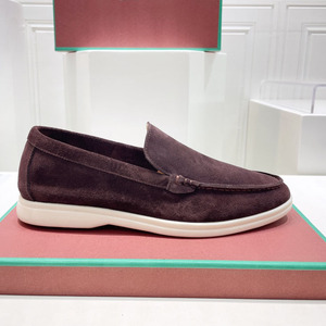 Zapatos de Cuero Genuino Estilo Británico Cómodos al por Mayor de Fábrica, Diseño de Frijol, Calzado con Aumento de Altura - Product Image 3