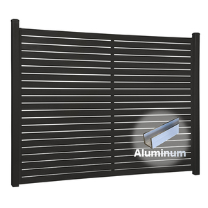 10mm kho cửa 8 mm chân accordion cao nhôm hamptons hàng rào cho 8ft nghệ thuật 4ft Hàn mà không cần hàng rào nhôm hamptons hàng rào - Product Image 2