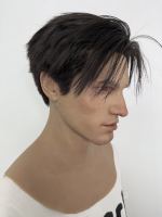 Masque en silicone avec cheveux, masque facial humain grandeur nature, pour travestis et spectacles |   Prise en charge de la personnalisation photo