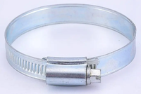 Ventes directes d'usine Collier de serrage de type britannique Collier de serrage en acier galvanisé Collier de serrage en acier inoxydable