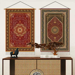 Tapis persan, tapisserie, style <span class=keywords><strong>ethnique</strong></span>, tissu pour salon, peinture murale suspendue, mandala, décoration murale rectangulaire, chambre à coucher - Product Image 2
