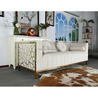 Ensemble de canapés Chesterfield en tissu capitonné de style américain moderne, super confortable, meubles pour la maison, pour les salons d'appartements et de villas
