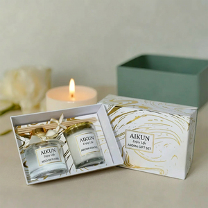 Diffuseur de parfum en cire de soja décoratif à étiquette privée AIKUN Factory pour le bureau, la maison, la chambre à coucher, aromathérapie - Product Image 2
