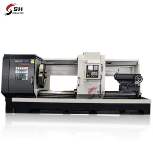 중국어 Cnc 선반 헤비 듀티 cnc 선반 CK61100 CK61125 플랫 침대 자동 선반 Cnc