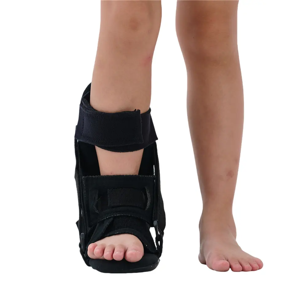 Abrazadera de fijación de la articulación del tobillo ajustable y abrazadera ortopédica para niños con fractura de tobillo