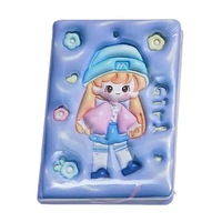 Cuaderno Adorable con Cubierta Estereoscópica 3D - Diario de Relajación para Estudiantes