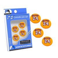 Combo 4 en 1 Thumbstick Grips Cap pour P5 Controller Silicone Thumb Stick Cover Accessoires de jeu pour P3 P4 P5 Switch Pro Gamepads