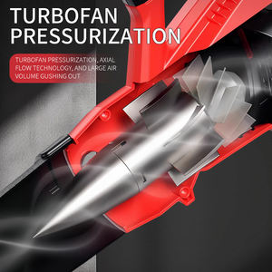 Souffleur d'Air Industriel Mini pour Poussière et Feuilles, Outil Électroportatif Portable sur Batterie, Ventilateur Turbo, Souffleur à Neige, Aspirateur sans Fil - Product Image 3