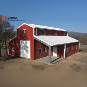 Hot-bán khung thép xây dựng cực Barn đúc sẵn kho kim loại Xây Dựng Bộ dụng cụ Kết Cấu Thép đổ hội thảo - Product Image 2