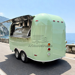 Remolque de Comida Móvil Comercial, Remolque de Comida para Doner Kebab y Barbacoa, Remolque de Comida Estándar de Turquía y Estados Unidos con Baño - Product Image 4