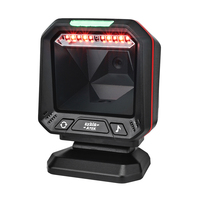 Lecteur de codes-barres omnidirectionnel CMOS 1D et 2D, lecteur de bureau mains libres, vitesse de numérisation élevée AK-9608H