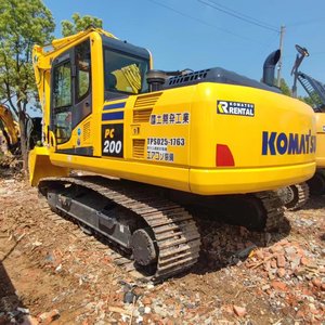 Excavadora de cadenas KOMATSU PC200 usada en oferta, capacidad de cazo de 0.8m para trabajo pesado - Product Image 2