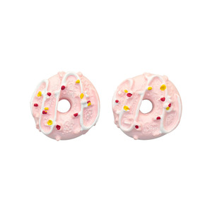 Oferta Especial: Dijes de Resina de Donut Rosa, Comida en Miniatura para Casa de Muñecas, para Fabricación de Joyas DIY y Accesorios de Decoración para Horquillas - Product Image 6