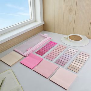 1 Juego de Estuche de Lápices de Malla Portátil Multicolor con Notas Adhesivas para Tomar Notas Diarias y Organizar Cuadernos Escolares - Product Image 5