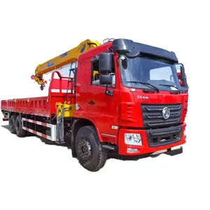 핫 세일 Dongfeng 6x2 바퀴 10 톤 크레인 트럭 220hp 트럭 마운트 크레인 더블 열 캐빈 공장 판매를 위해 만든