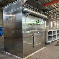 Collecteur de poussière modulaire en acier inoxydable à aspiration pulsée pour une assemblage et une extension faciles sur site