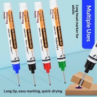 Marqueur de carrelage à base d'huile CG-5383, 4 couleurs, noir, pour traçage de lignes profondes, stylo fin à pointe unique longue et fine, modèle de base