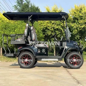Black Luxury ZOWN Electric Golf Cart 48 Volt Street Legal Lithium Battery 5-6 Seats 30Km/h - Product Image 6