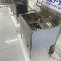 Friteuse verticale double température Hansu 65L avec affichage numérique et contrôle de la température – Équipement de restauration commerciale pour hôtels – Vente en gros en ligne