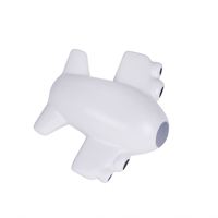 Balle anti-stress en mousse PU en forme de petit avion unisexe Jouet pour enfant Conception d'avion sans roue