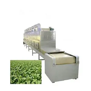 Công Nghiệp Liên Tục Vành Đai Loại Lò Vi Sóng Khô Cho Trà Thảo Dược Lá Dehydrator Khử Trùng Máy Sấy Máy