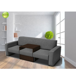 Sofá <span class=keywords><strong>Cama</strong></span> Multifuncional de Tela de Tres Plazas, <span class=keywords><strong>Elegante</strong></span> y Cómodo, con Mesa de Centro y Cajón, Personalizado de Fábrica - Product Image 4