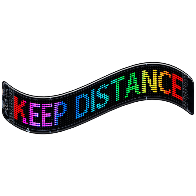 HOT SALE App Programmable Led Car Sign Board Usb Scrolling Message Led Digital Display for Taxi Advertising