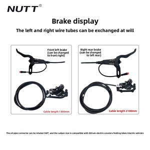 Freno de Disco de Aceite de Aleación de Aluminio NUTT A5-D con Apagado Automático por Inducción Magnética para Patineta Eléctrica y Bicicleta - Product Image 4