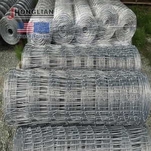 Clôture de ferme en fil métallique tissé à nœuds fixes, robuste, pour élevage de moutons, <span class=keywords><strong>prix</strong></span> usine, maille galvanisée 2,2 mm 2,5 mm 2,7 mm - Product Image 4