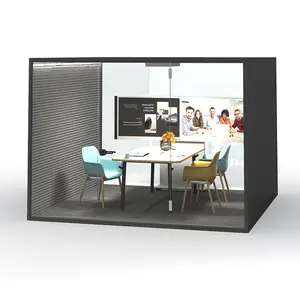 New Style Mini Soundproof Office Room Telephone Booth For Webcasting Piano Music Acoustic Studio Meeting Pod Private Space Oem