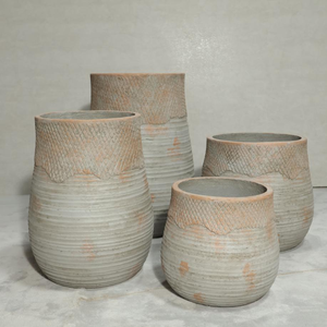 Macetas y Jardineras de Interior Minimalistas, Ecológicas, Duraderas, con Patrones Vintage, de Fibra de Cemento con Recubrimiento en Polvo, para Uso en Interiores, Venta al Por Mayor - Product Image 5
