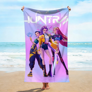 <span class=keywords><strong>Asciugamani</strong></span> da Spiaggia per Bambine 2026, <span class=keywords><strong>Asciugamani</strong></span> Personalizzati Stampati per Bambini, <span class=keywords><strong>Asciugamani</strong></span> da Spiaggia Assorbenti Kpop - Product Image 1