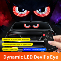2PCS Lumières décoratives cool pour voiture, yeux de démon de Noël, lumières d'angle auxiliaires pour auto, autres accessoires d'éclairage automobile