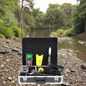 Xách tay kỹ thuật số sông hiện tại <span class=keywords><strong>Meter</strong></span> mở kênh nước Tốc độ dòng chảy Thiết bị đo lường mgg/KL-DCB tốc độ <span class=keywords><strong>Meter</strong></span> cho chất lỏng chất lỏng - Product Image 1