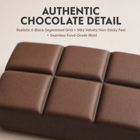 Jouet de simulation de barre de chocolat, forme de dessert croustillant, cadeau pour enfants et adultes, idéal pour les fêtes, les cadeaux et les présentoirs de comptoir de vente au détail