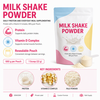 Poudre de milk-shake personnalisée avec protéines et complexe de vitamine D, personnalisation et formule complètes, sans OGM, certifiée USDA, service tout-en-un