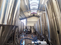 Cuve de Fermentation en Acier Inoxydable 500L 1000L 1500L 2000L – Équipement de Fermentation pour Brasseries Industrielles à Grande Échelle