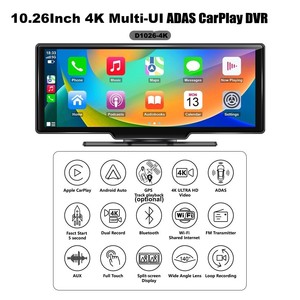 4k 10.26inch Hệ thống Linux đa-ui ADAS không dây Carplay Android <span class=keywords><strong>Auto</strong></span> xách tay Navigation với 2 máy ảnh WDR ghi âm - Product Image 2