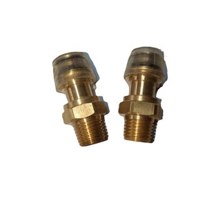 Conector de Rosca Externa de Cobre Tipo 17 para Tuberías de Combustible de 17 mm, Conexión Rápida para Camiones de Trabajo Pesado - Product Image 3