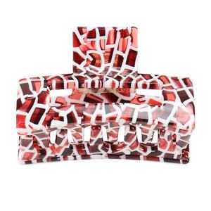 ที่หนีบผมอะซิเตทระดับสูง6ซม.,ที่หนีบผมทรงสี่เหลี่ยม26สีสำหรับเด็กผู้หญิง - Product Image 6