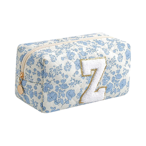 Floral <span class=keywords><strong>M</strong></span> Floral Flowers Coquette <span class=keywords><strong>Travel</strong></span> for Toiletry Zipper Make Pouch Organizer Trendy Alphabet Bag Cosmetic Bag - Product Image 6