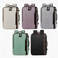 Sac à dos multifonctionnel personnalisé de style nouveau, Oxford, grande capacité, respirant, pour ordinateur portable 17 pouces, pour le collège