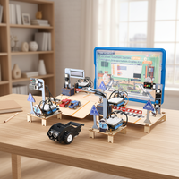 Kit Educativo de Tráfico Inteligente ACEBOTT ESP32 IOT STEM, Proyecto de Aprendizaje DIY, Juego de Codificación Programable con Código ACE para Niños, STEM para Arduino