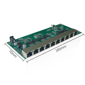 8 10 cổng 24V rpoe 100Mbps VLAN cổng cách ly 12VDC đảo ngược PoE chuyển đổi với <span class=keywords><strong>Gigabit</strong></span> <span class=keywords><strong>Uplink</strong></span> cổng - Product Image 2